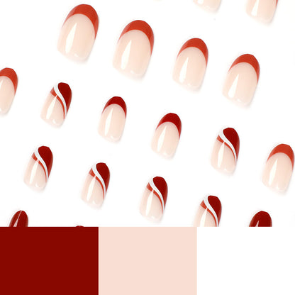 Kunstvolle Nagelverzierung mit elegantem Farbverlauf und Glanz Brehn