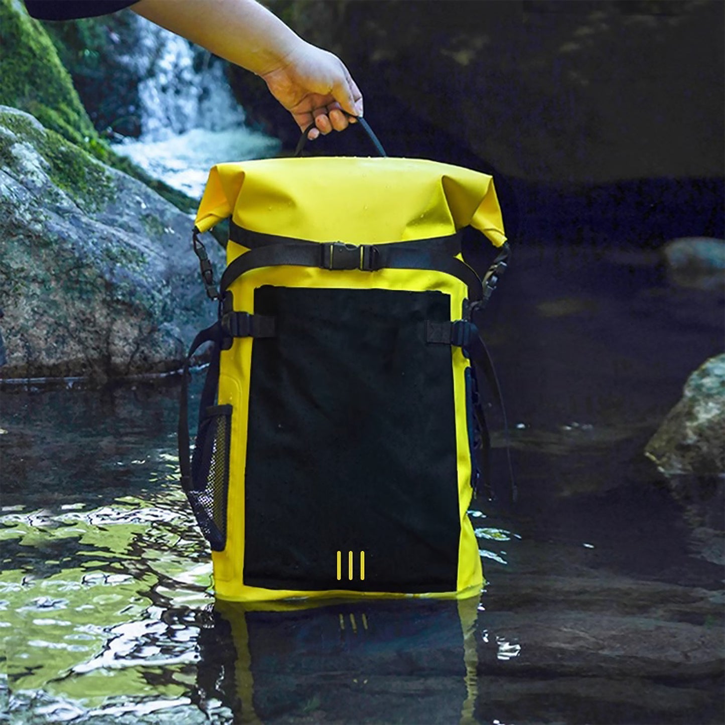 Wasserdichter Rolltop-Rucksack Brehn