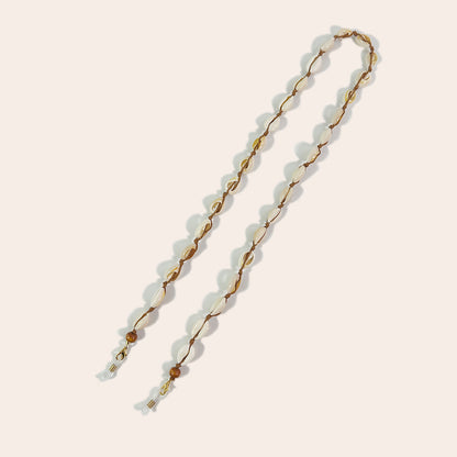 Coastal Shell Brillen Kette Brehn