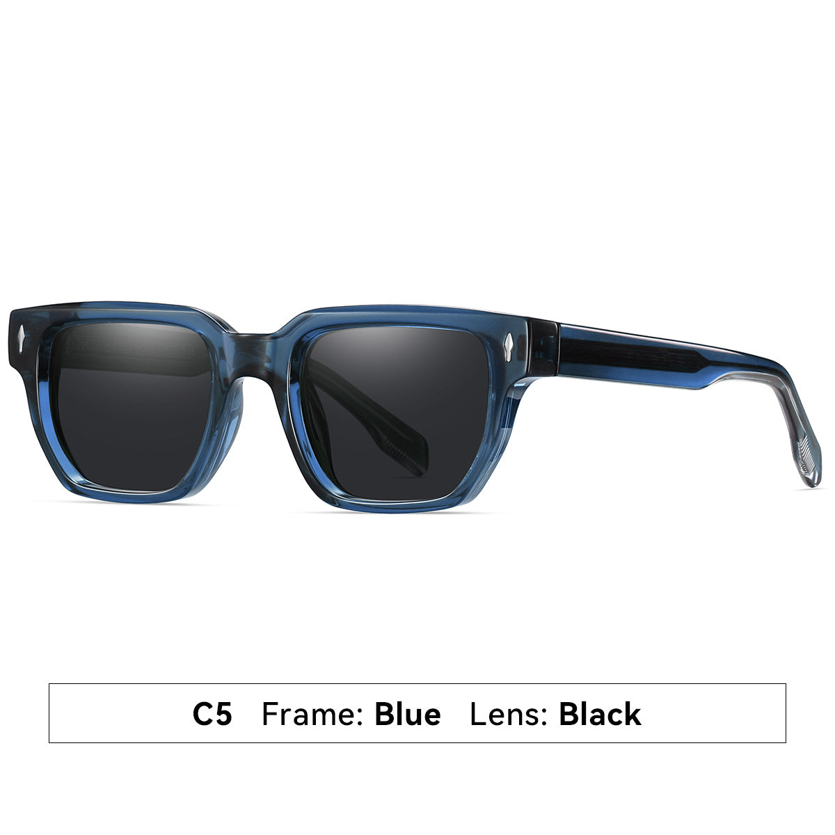 Damen Sonnenbrille im modernen, eleganten Quadratdesign Brehn