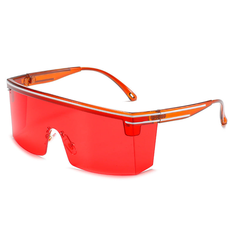 Damen Sportliche Sonnenbrille mit futuristischem Design und störungsfreiem Sichtfeld Brehn