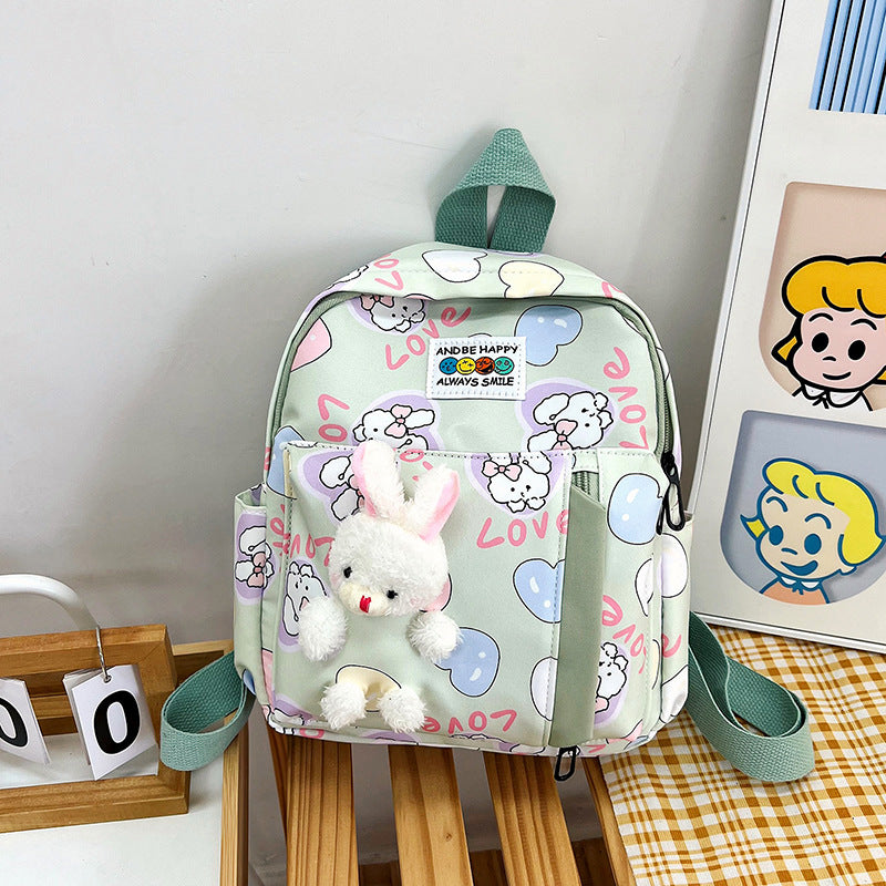 Süßes Plüsch-Hase-Themen Mini-Rucksack Brehn