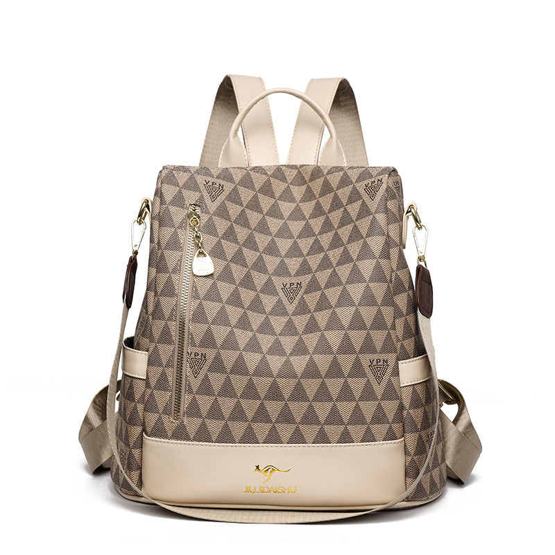 Geometrisch gemusterter Mehrzweck-Rucksack