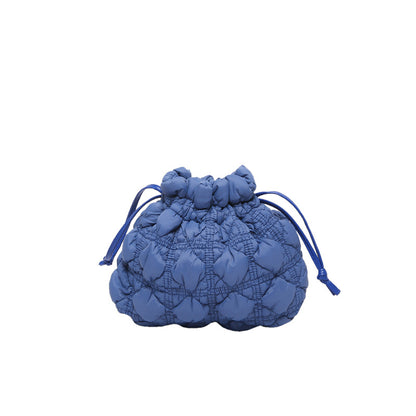 Gepolsterte Kordelzug-Handtasche