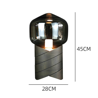 Moderne skulpturale Wandlampe