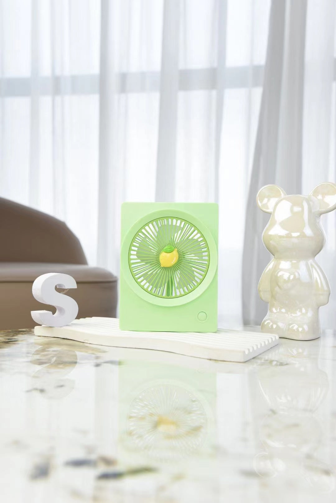 Unisex Kompakt Tragbarer Tischventilator Brehn