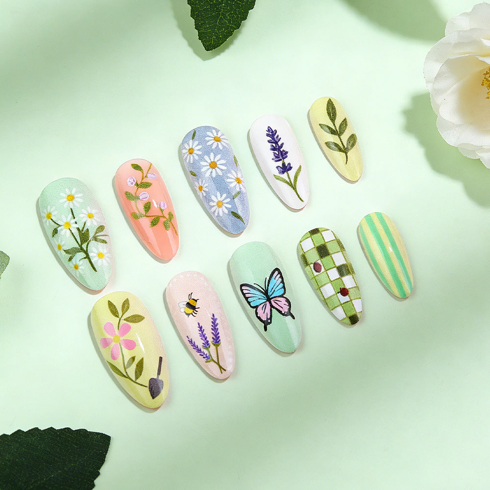 Künstlerische florale Nagelkunst Brehn 1787542804