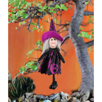 Dekorative Halloween Katze mit Hexenhut