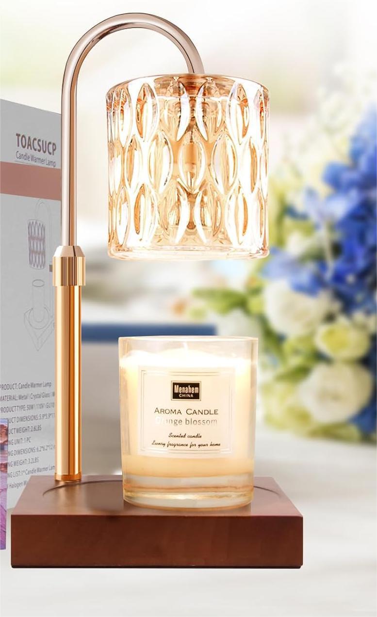Vintage-inspirierte Glas-Tischlampe