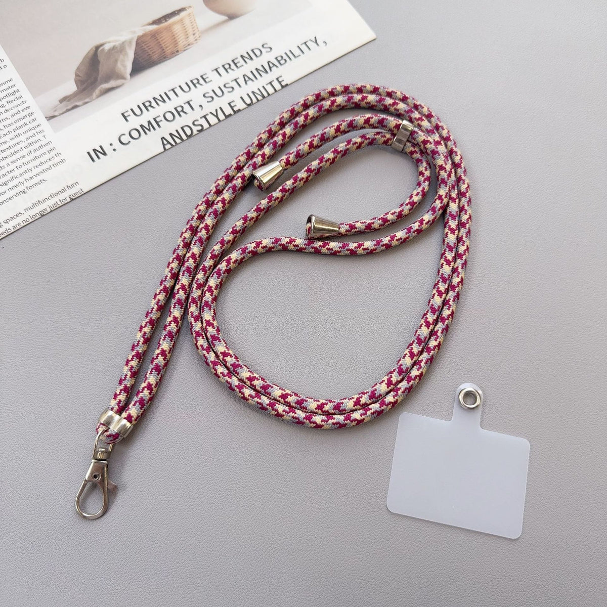 Geflochtenes Band mit Gravurclip Brehn
