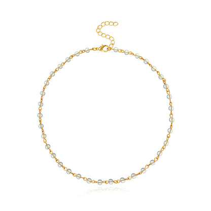 Elegante Perlenkette Brehn