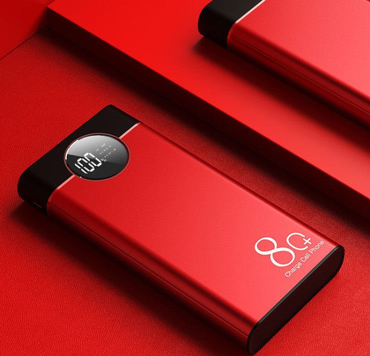 Tragbare Powerbank mit Innovativem Led-Display und Intelligenter Schnellladefunktion Brehn