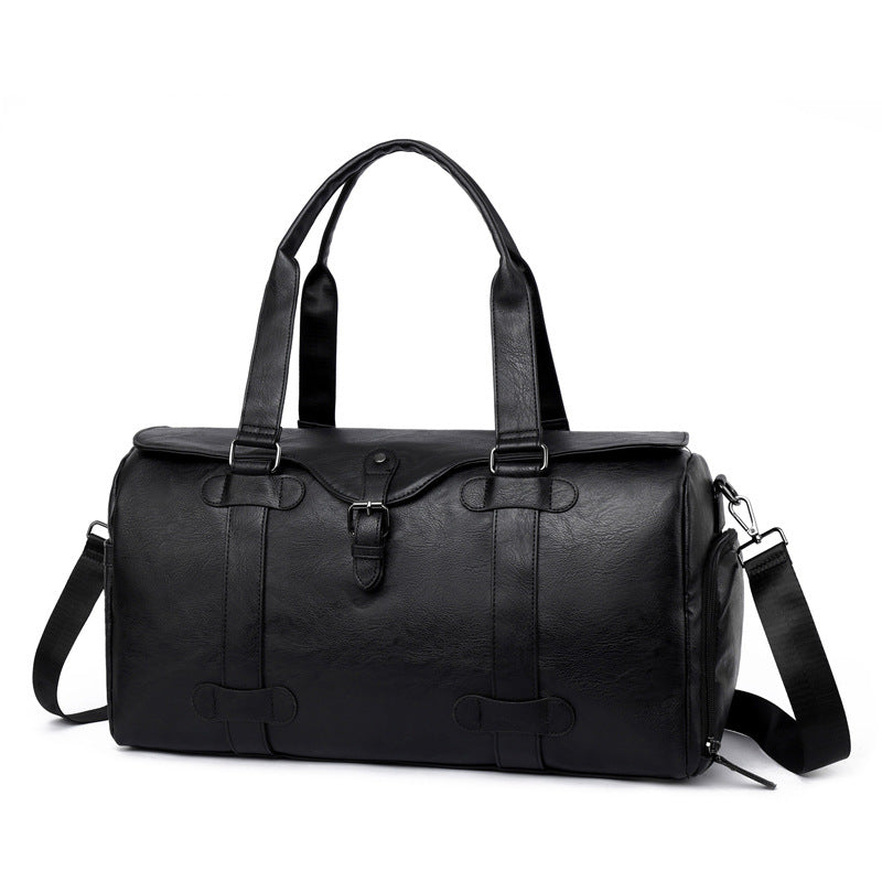 Elegante Echtleder-Duffel-Tasche Mit Vielseitigen Tragemöglichkeiten Brehn