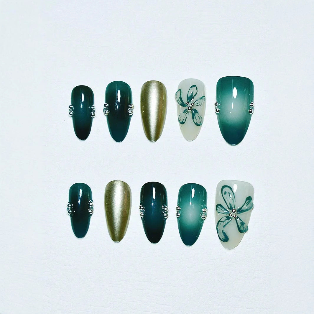 Künstlerisches Press-On Nagelkunstset Brehn