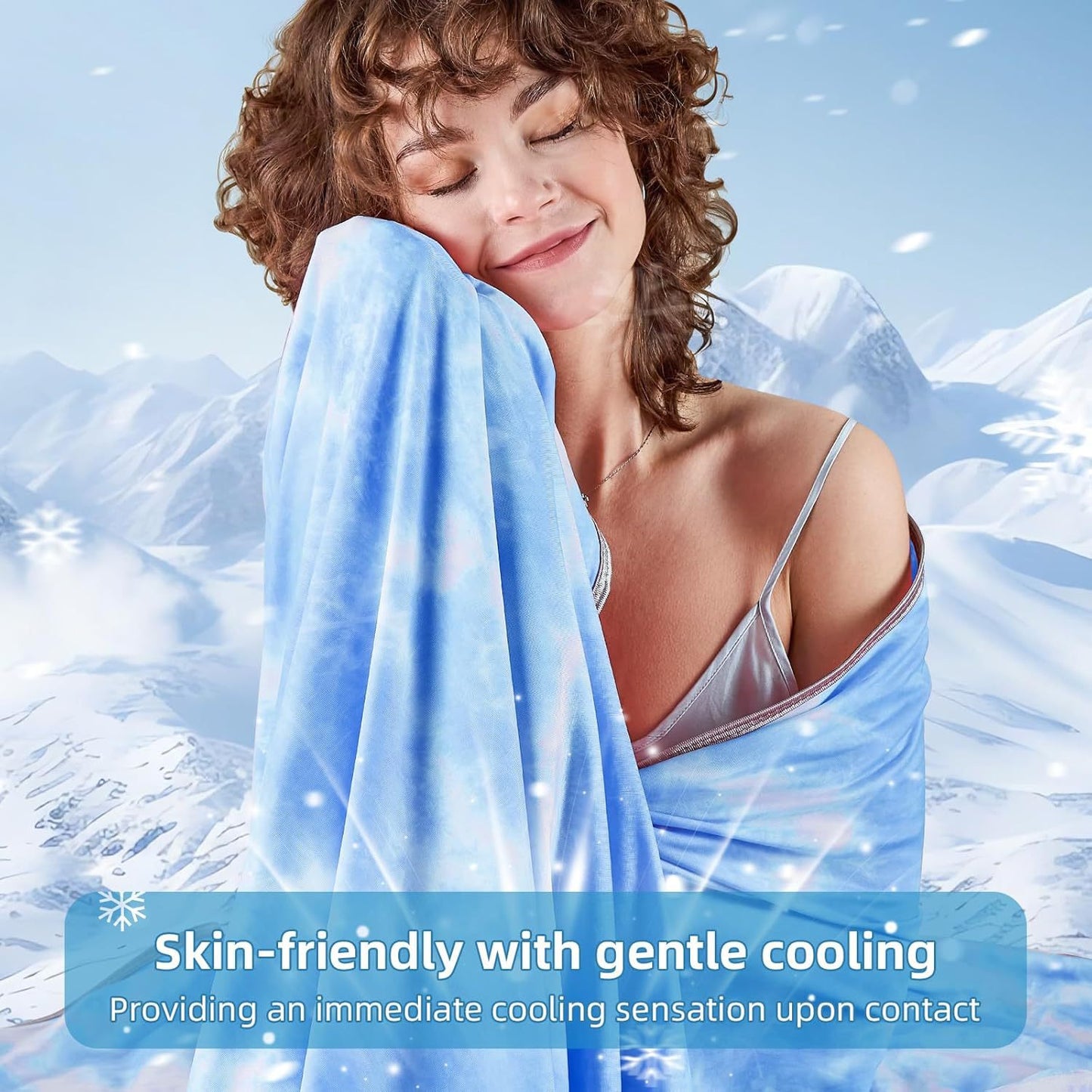 Unisex nan atmungsaktive Kühldecke mit temperaturregulierender Mikrofaser und feuchtigkeitsableitendem Finish Brehn