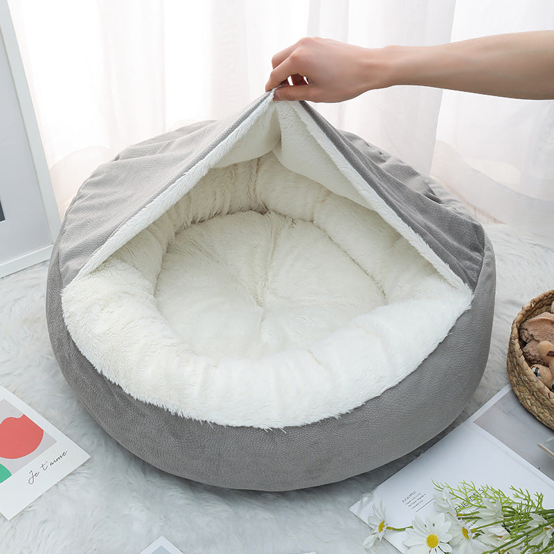 Gemütliches rundes Hundebett