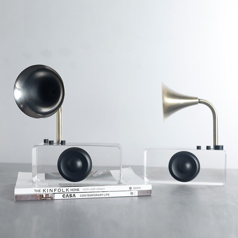 Vintage-inspirierter Bluetooth-Grammophon-Lautsprecher