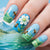 Kunstnägel mit Floralen und Bienenmotiven Brehn