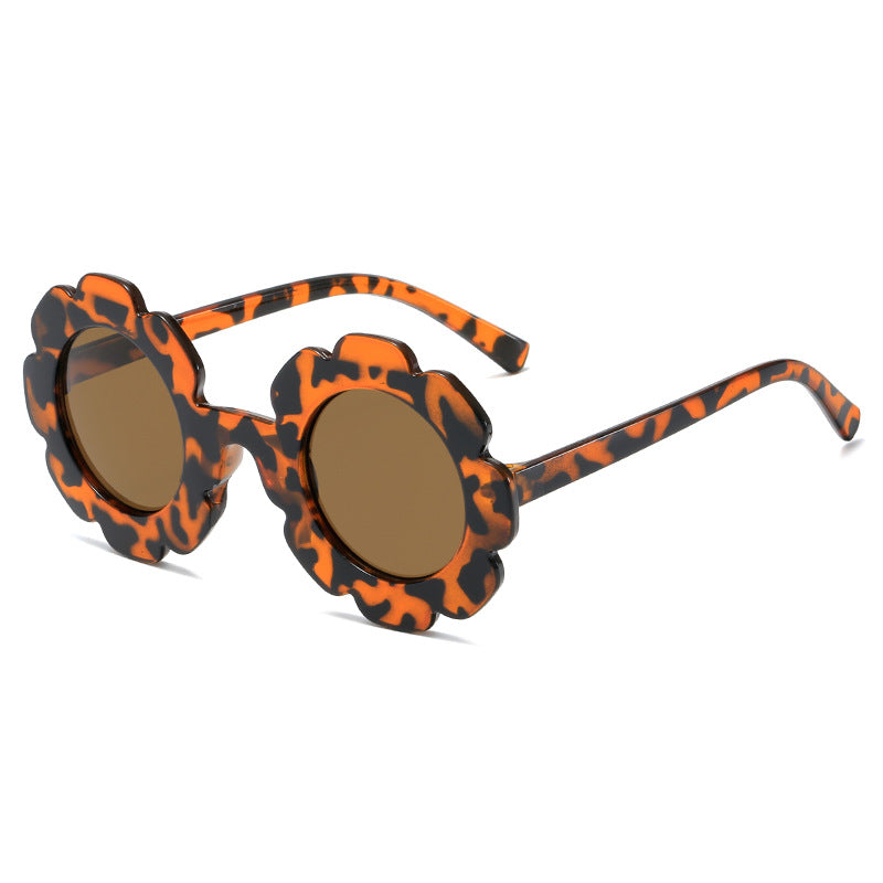 Damen verspielte Blumen-Sonnenbrille mit hoch UV-Schutz Brehn