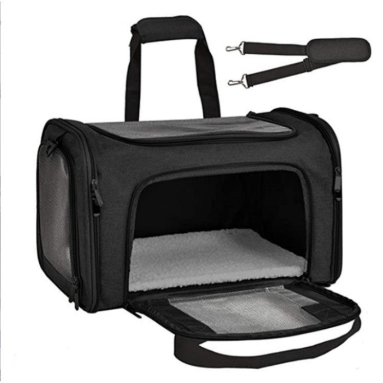 Haustier-Tragetasche mit Atmungsaktivem Mesh und Sicherem Ventilationssystem Brehn