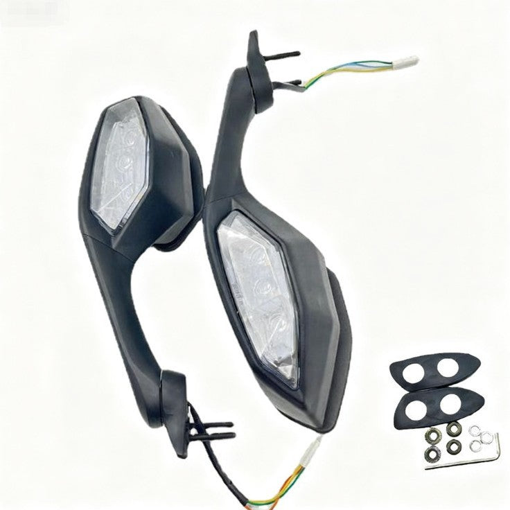 Verstellbare Led Motorrad Rückspiegel Brehn