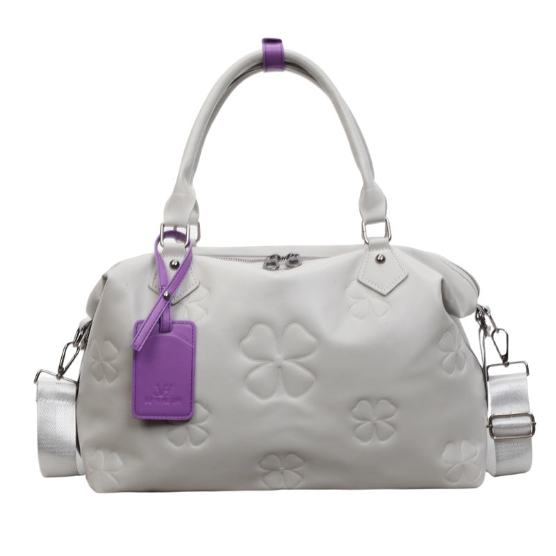Stylische florale Prägung Handtasche