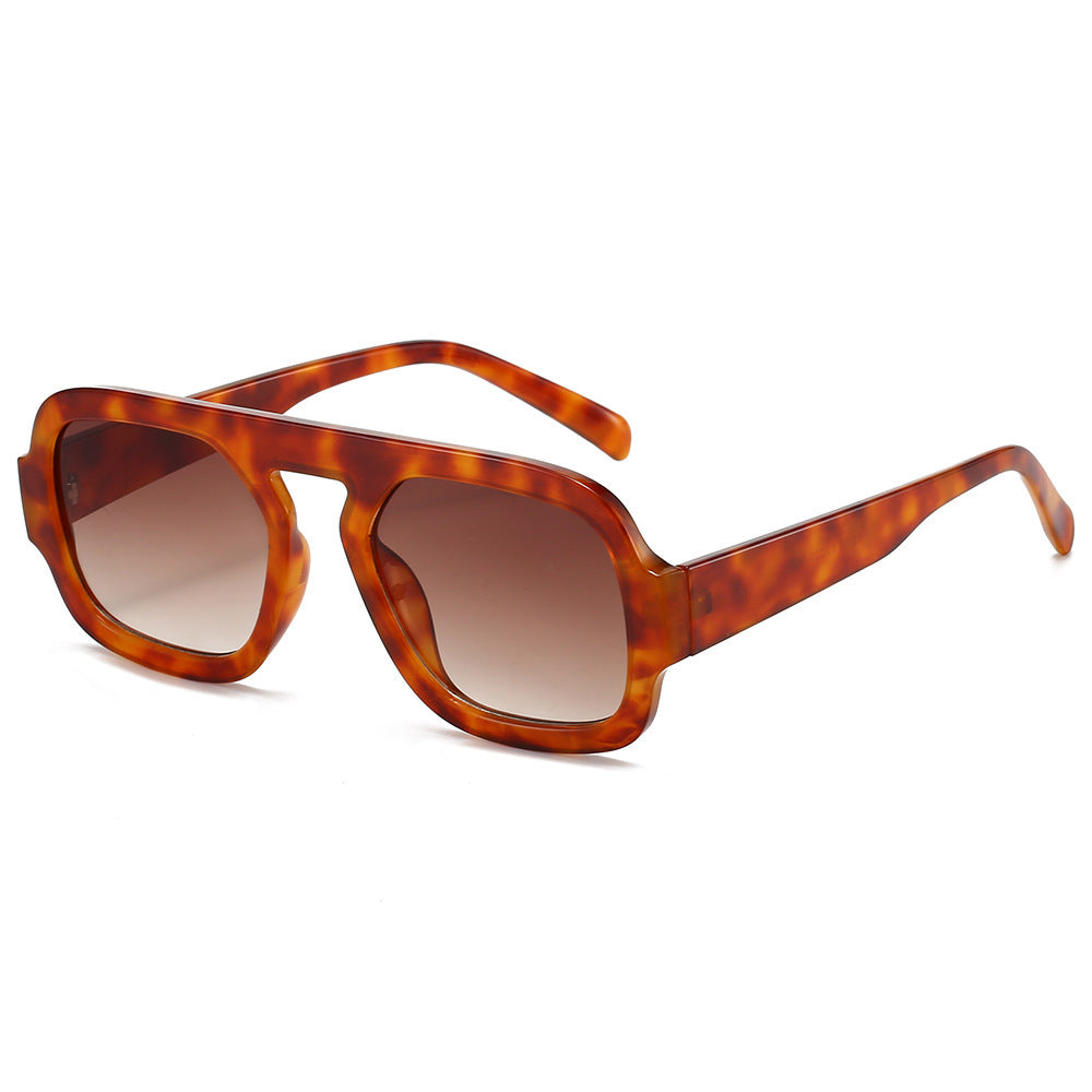 Oversized geometrische Linsen Sonnenbrille Brehn