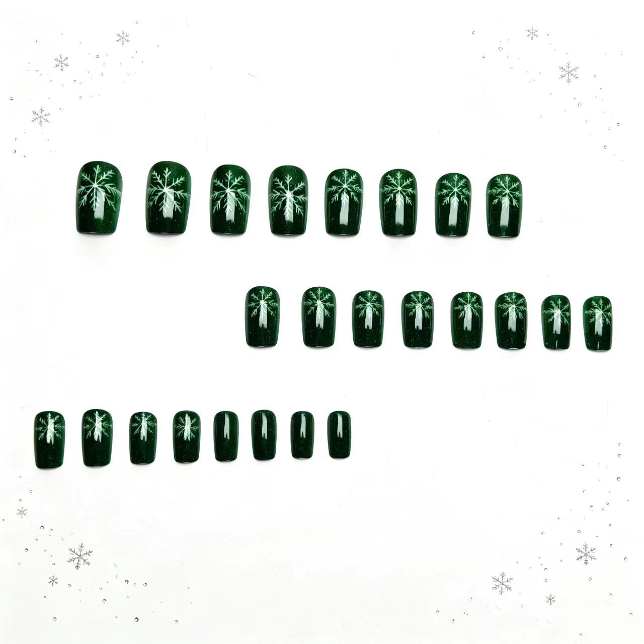 Winter-Themen Nagelkunst Brehn