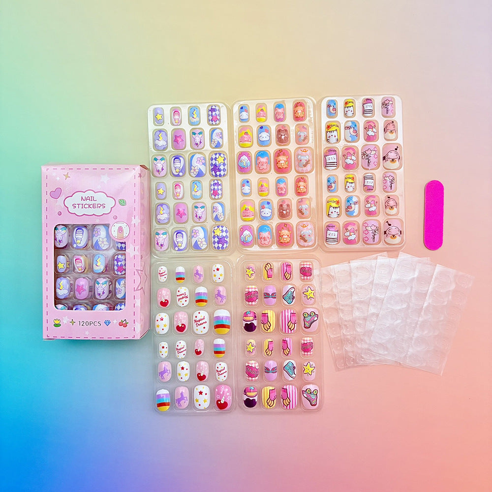 Kreatives Cartoon Nagelkunst Aufkleber Set Brehn