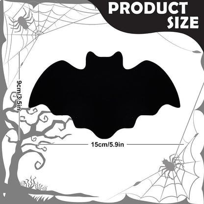Detaillierter Vinyl-Fledermaus-Wandaufkleber für Halloween Dekoration