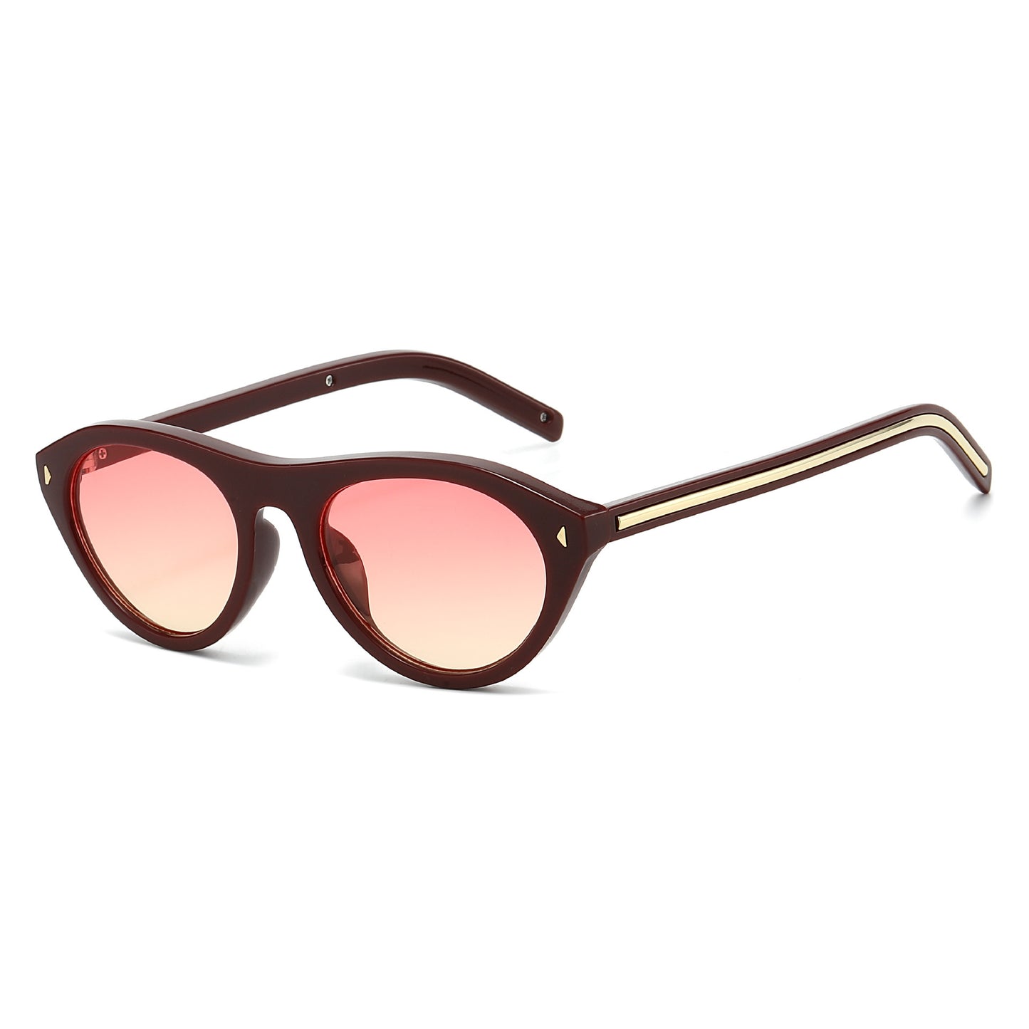 Retro-inspirierte geometrische Sonnenbrille Brehn