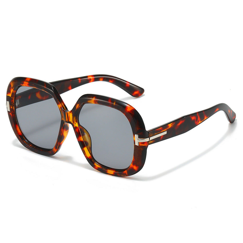 Oversized Schildpatt-Sonnenbrille Brehn