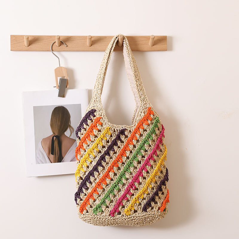 Handgefertigte Design-Netztasche Brehn