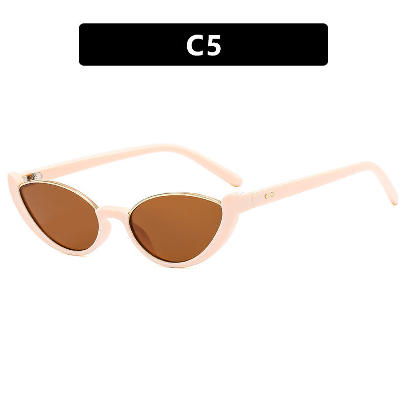 Damen Cat-Eye Sonnenbrille mit verspiegelten Gläsern und elegantem Rahmen Brehn