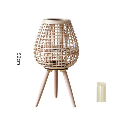 Dekorative Rattan-Laterne Brehn