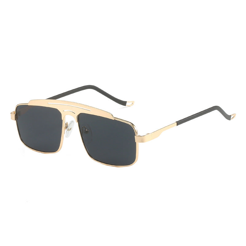 Damen Modische Brille mit schmalem Metallrahmen Brehn