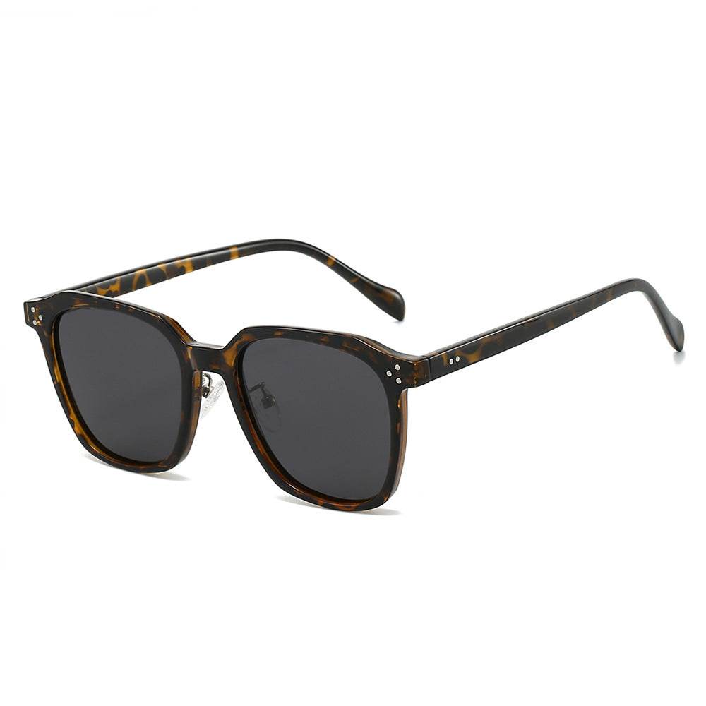Damen quadratische Sonnenbrille mit modernem Materialmix Brehn