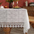 Elegante bestickte Spitzen-Tischdecke