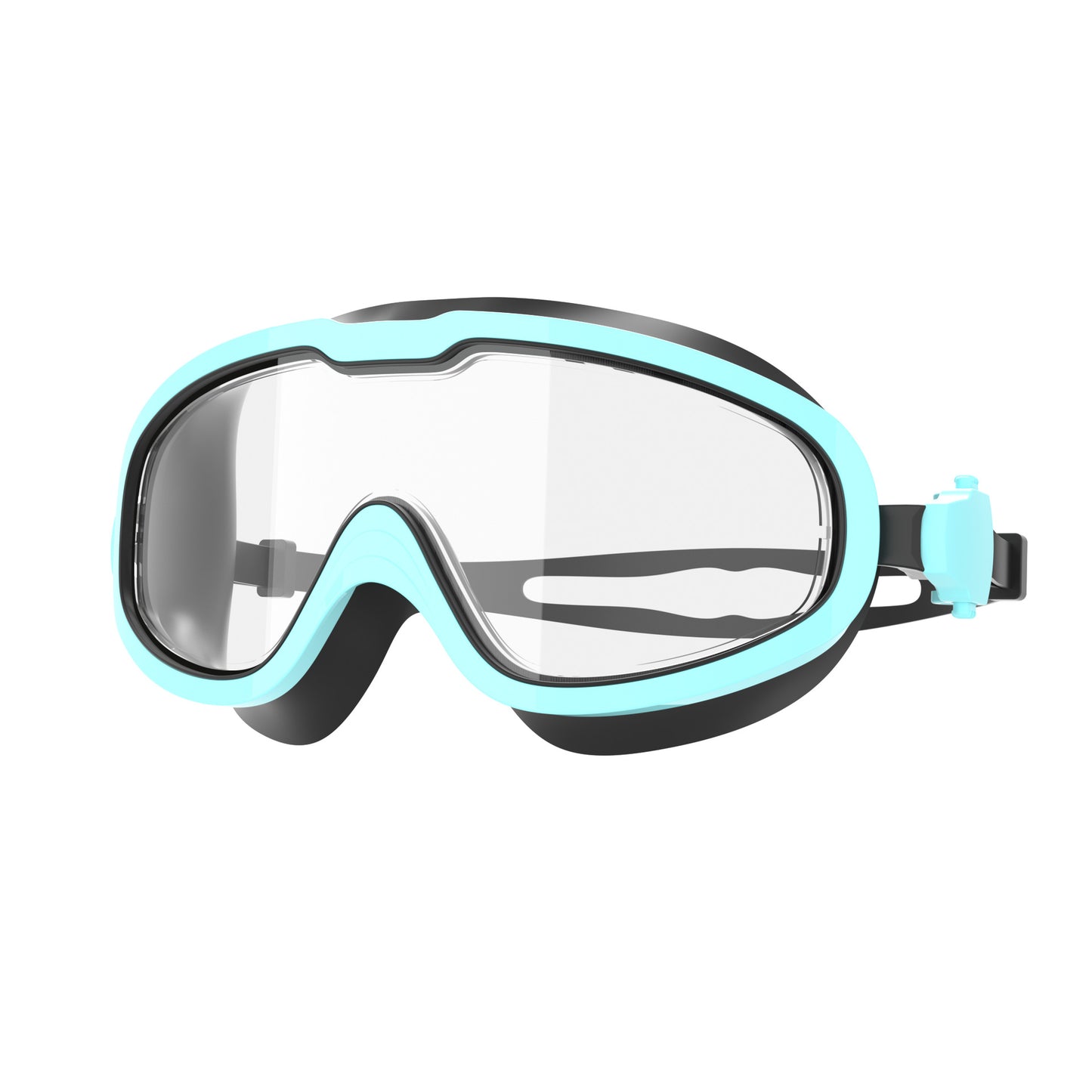 Schwimmmaske mit Flexiblem Silikonrand und Breitem Sichtfeld Brehn