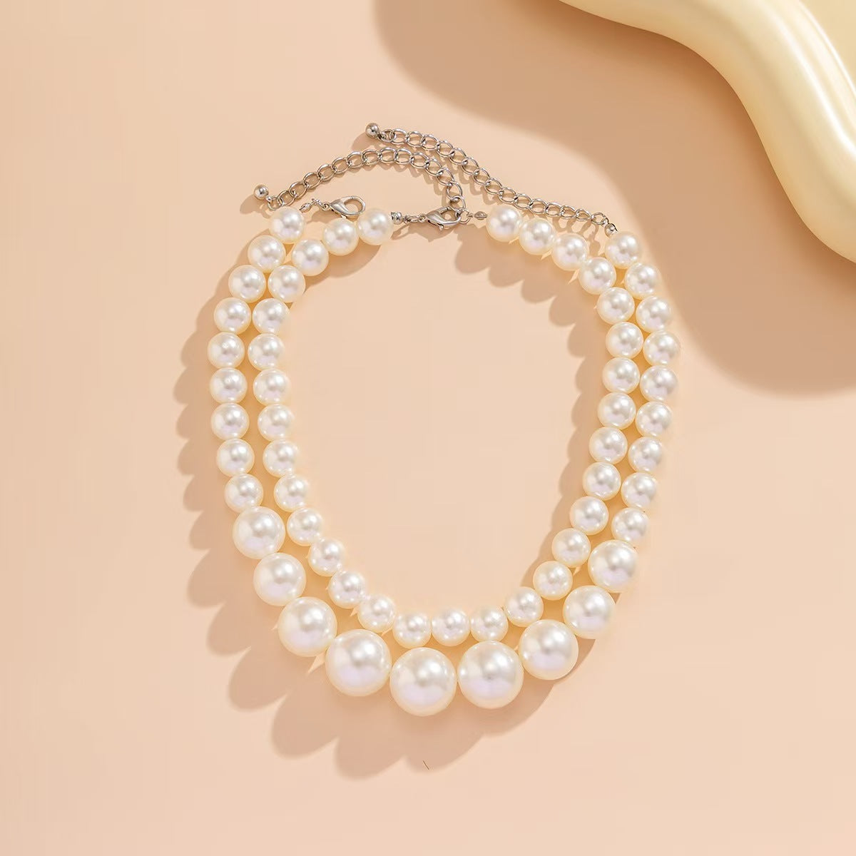 Elegante Perlenkette mit Doppeltem Strang Brehn
