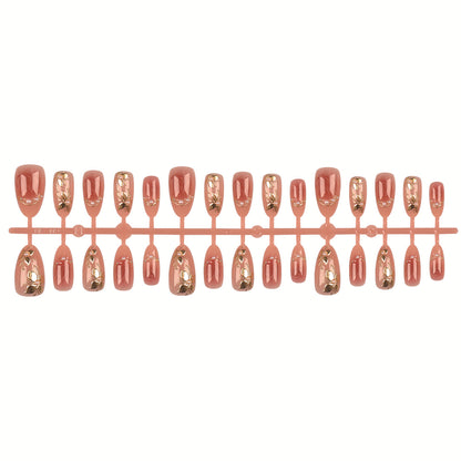 Dekorative Druck-On-Nagelspitzen Set  1790956226