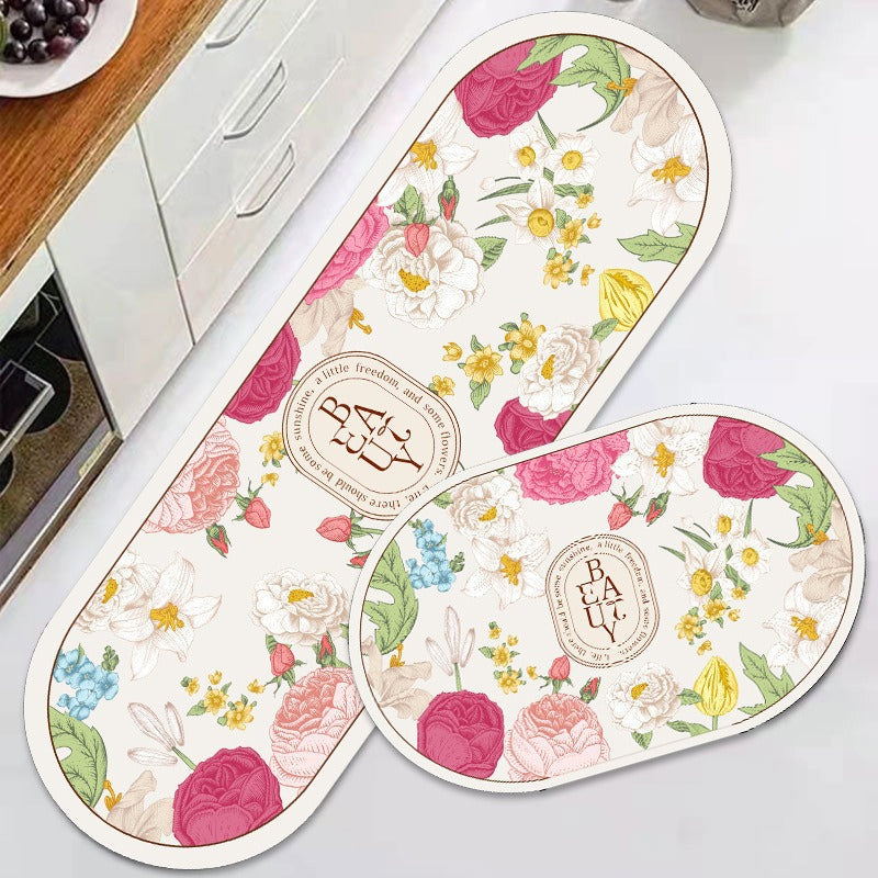 Floral Design Anti-Fatigue Küchenmatte Brehn
