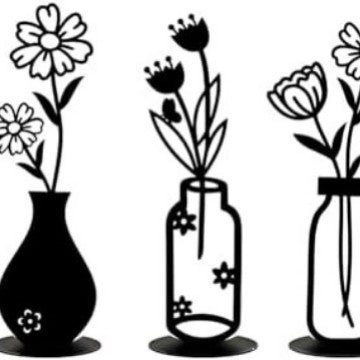Dekorative Blumen vase Brehn