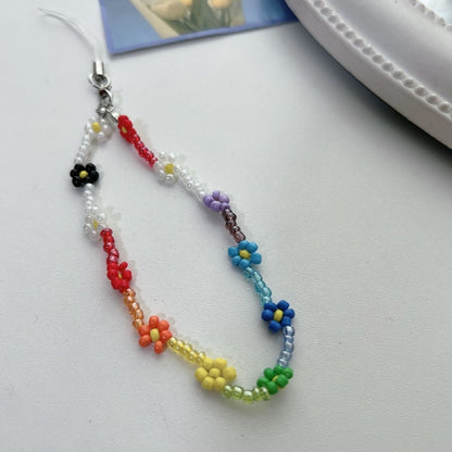 Blumenperlen-Charm-Halskette Brehn