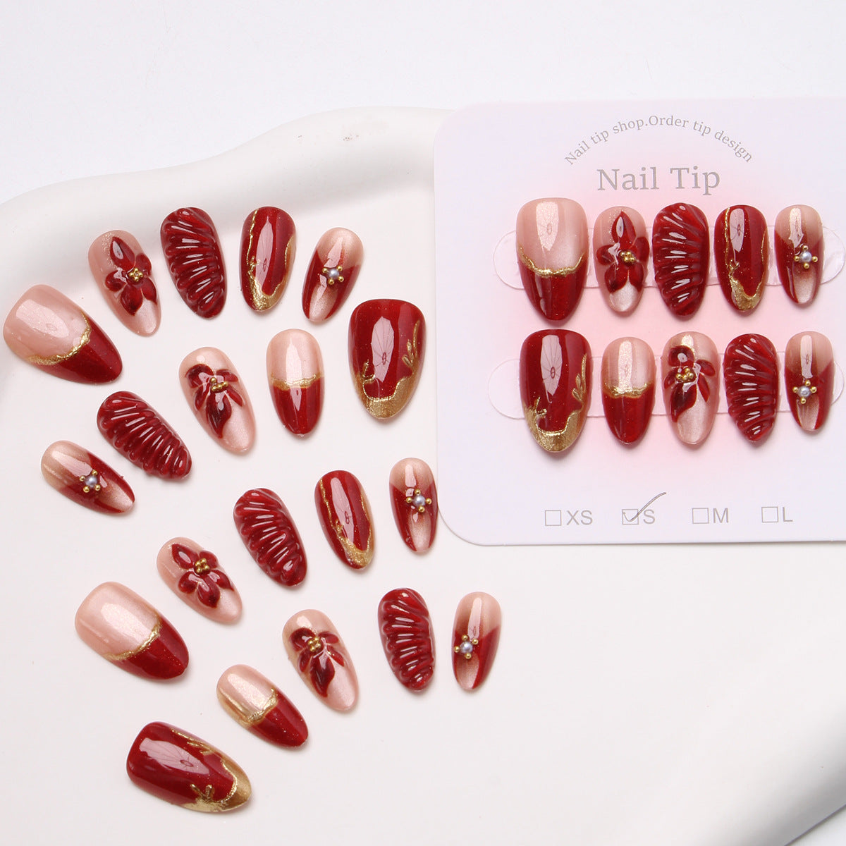 Elegante Press-On-Nagelspitzen Brehn