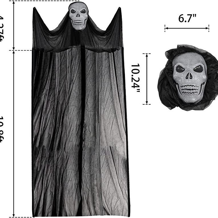 Halloween Dekorative Transparente Stoffgardine Brehn