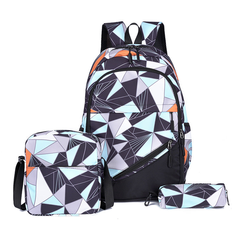 Schulrucksack mit Mehreren Fächern und Passendem Zubehör Brehn
