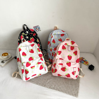 Verspielt gemusterter Rucksack Brehn