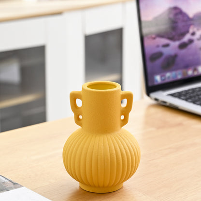 Texturierte dekorative Keramikblumenvase Brehn