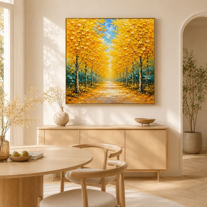 Herbstlandschaft Ölmalerei